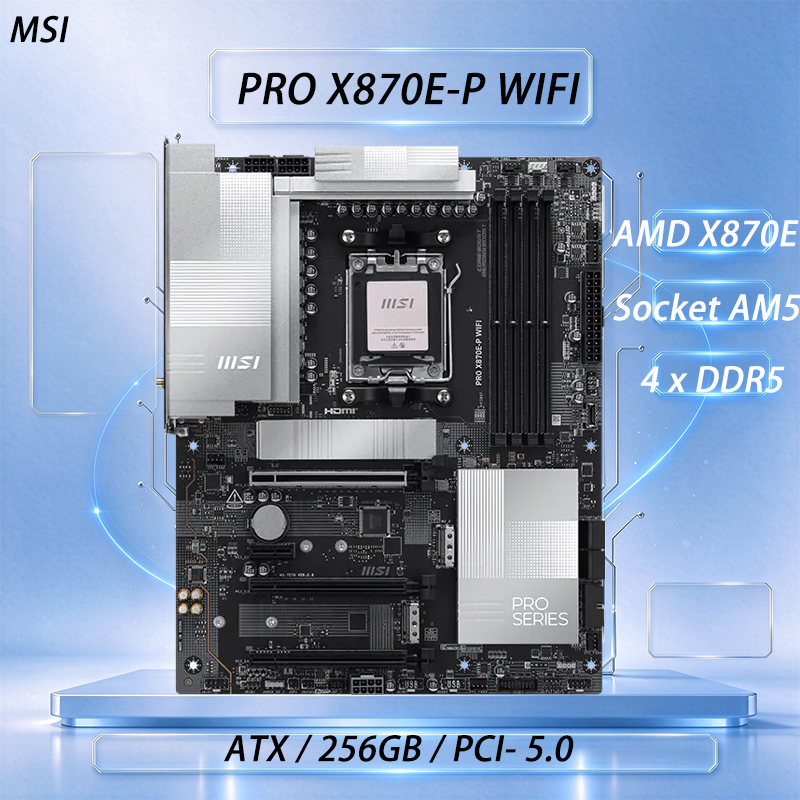 Carte mère MSI PRO X870E-P WIF - X870E Atx Motherboard avis et prix